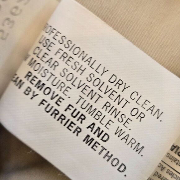 Vtg Eddie Bauer Polar Superior Parka Jacket Men L Tan Goose Down coyote Fur Hood - Picture 14 of 16